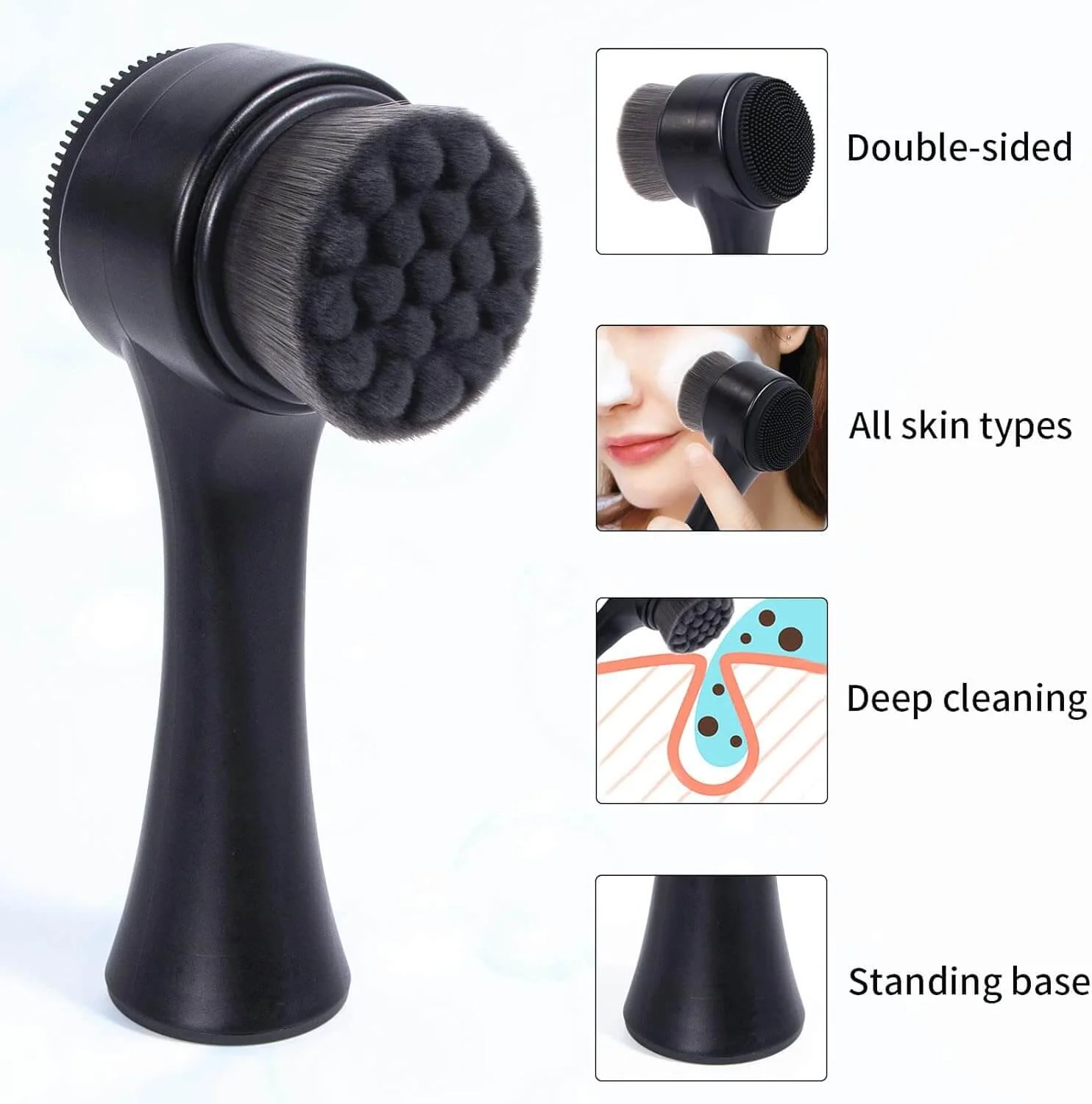 Revibe Zen Dual-Action Facial Cleansing Brush - Image 3