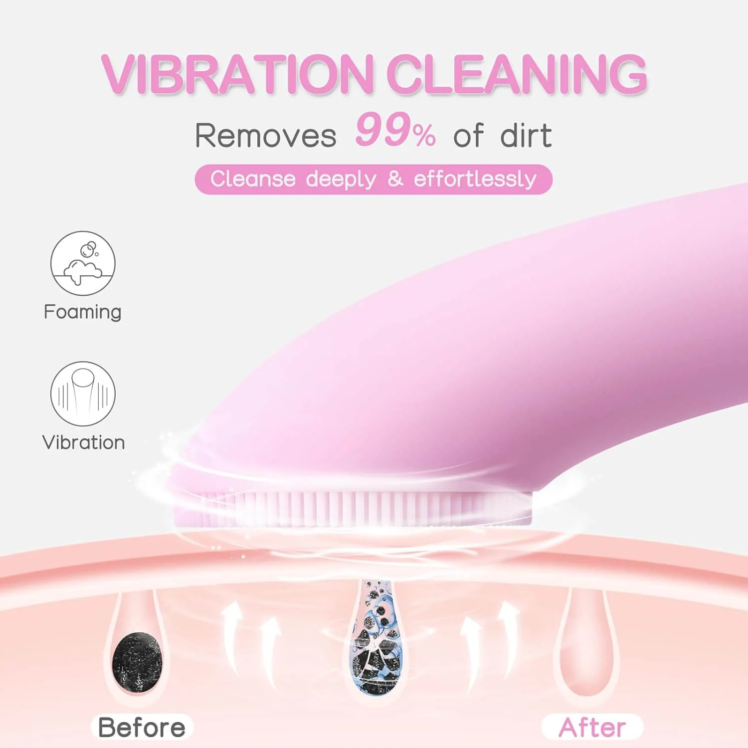 Revibe Zen Sonic Glow Facial Brush - Image 3